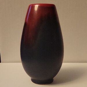 Sweet Little Red and Black Pottery Vase